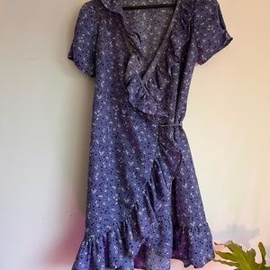 purple summer dress